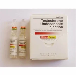 Testosteronundekanoat injektion 500 mg/ampull (2 ampuller) från GENESIS Till Salu